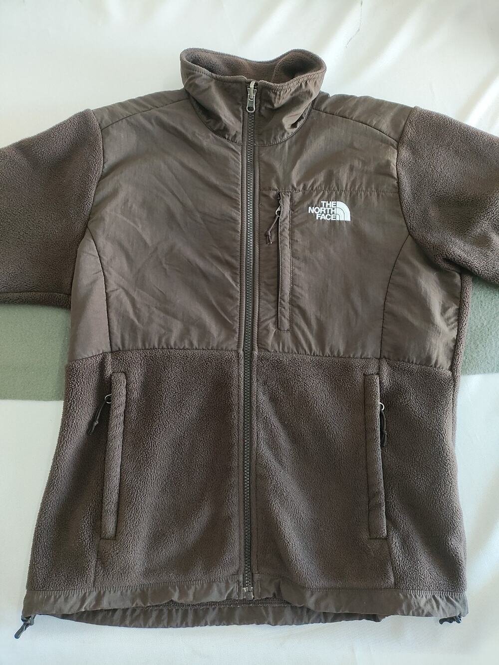 The North Face Denali Men's Full Zip Jacket Brown Fleece Size M Coat Fall Winter